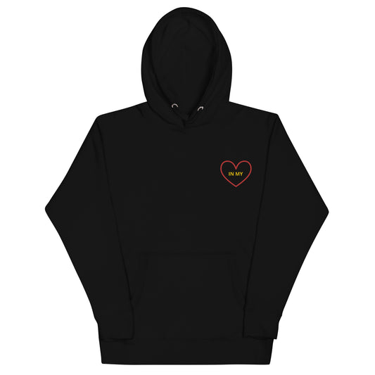 IN MY HEART - Embroidered Unisex Hoodie